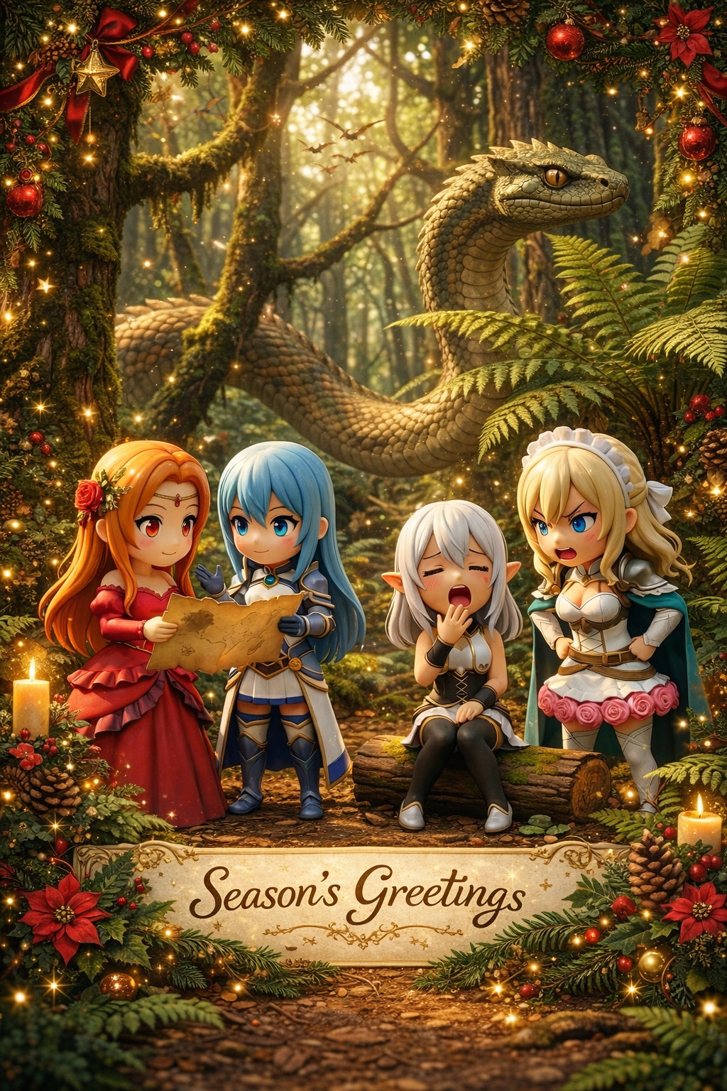 クリスマスカード | の人気AIイラスト・グラビア