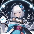 銀髪ボブカット系女子 2枚目