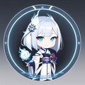 銀髪ボブカット系女子 3枚目