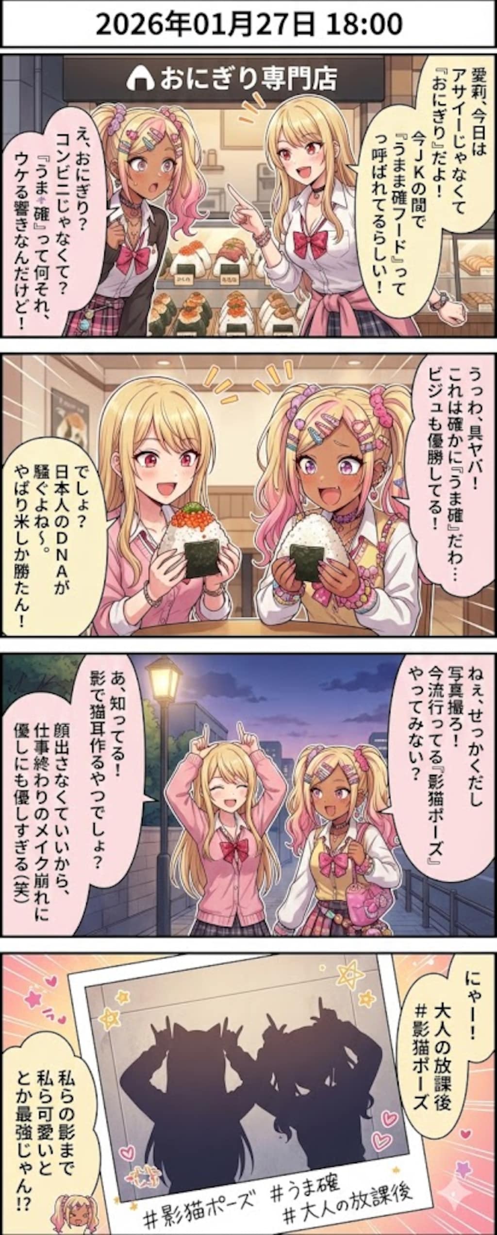 毎日漫画18時　ギャルの流行