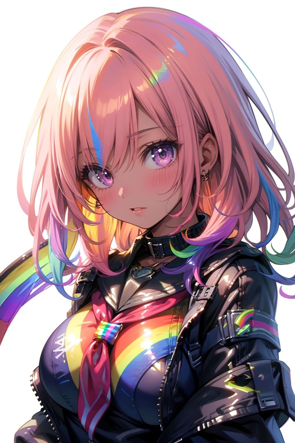 レインボー少女