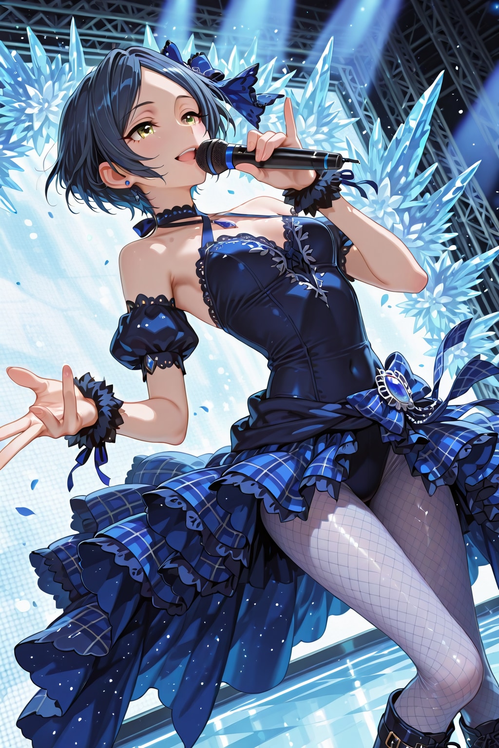 【コンサート】速水奏　by #ECHIDNA 新作衣装「DPM++ 2M SDE Karras」Ver. | の人気AIイラスト・グラビア