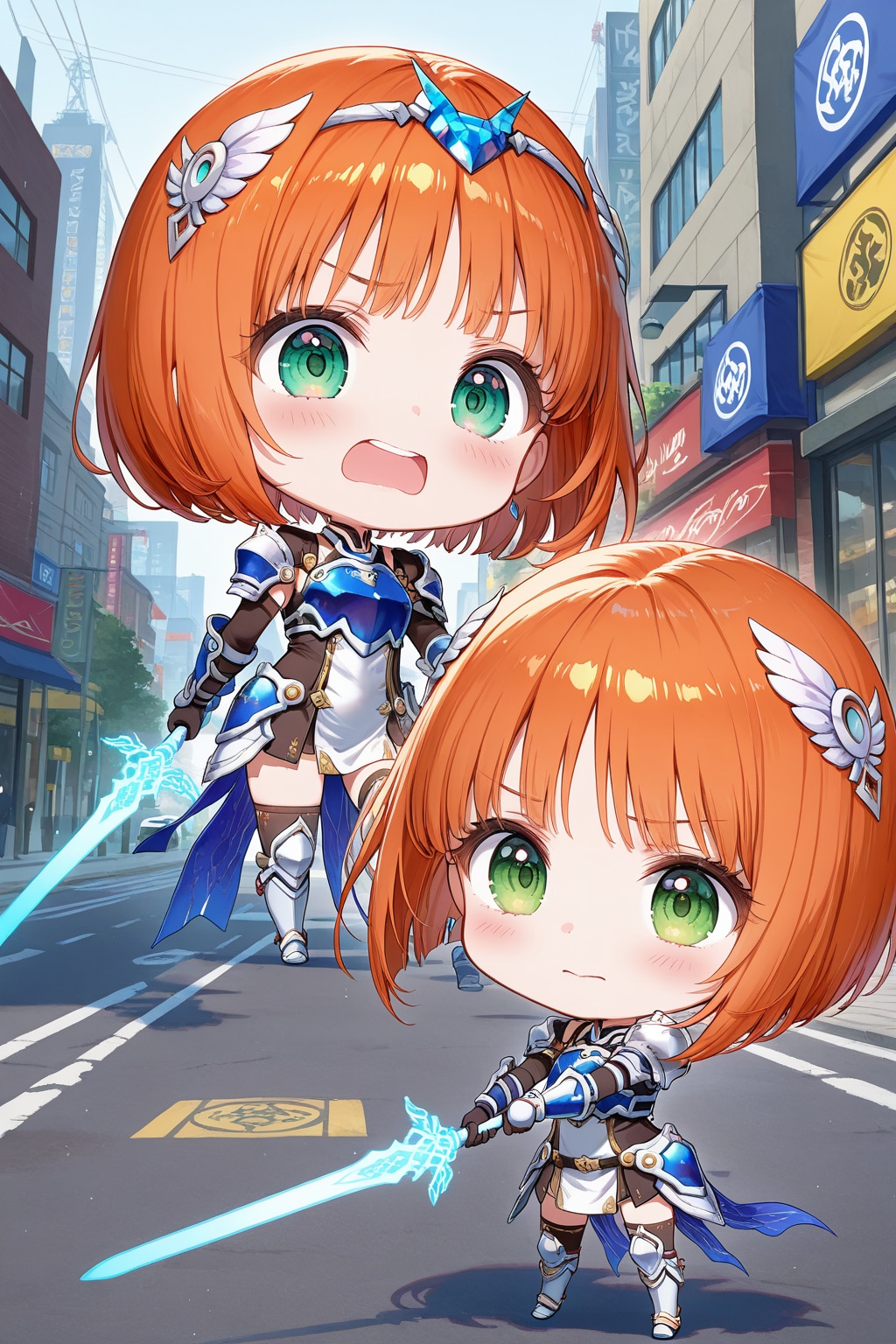 ちびキャラ(衣装変更) | の人気AIイラスト・グラビア