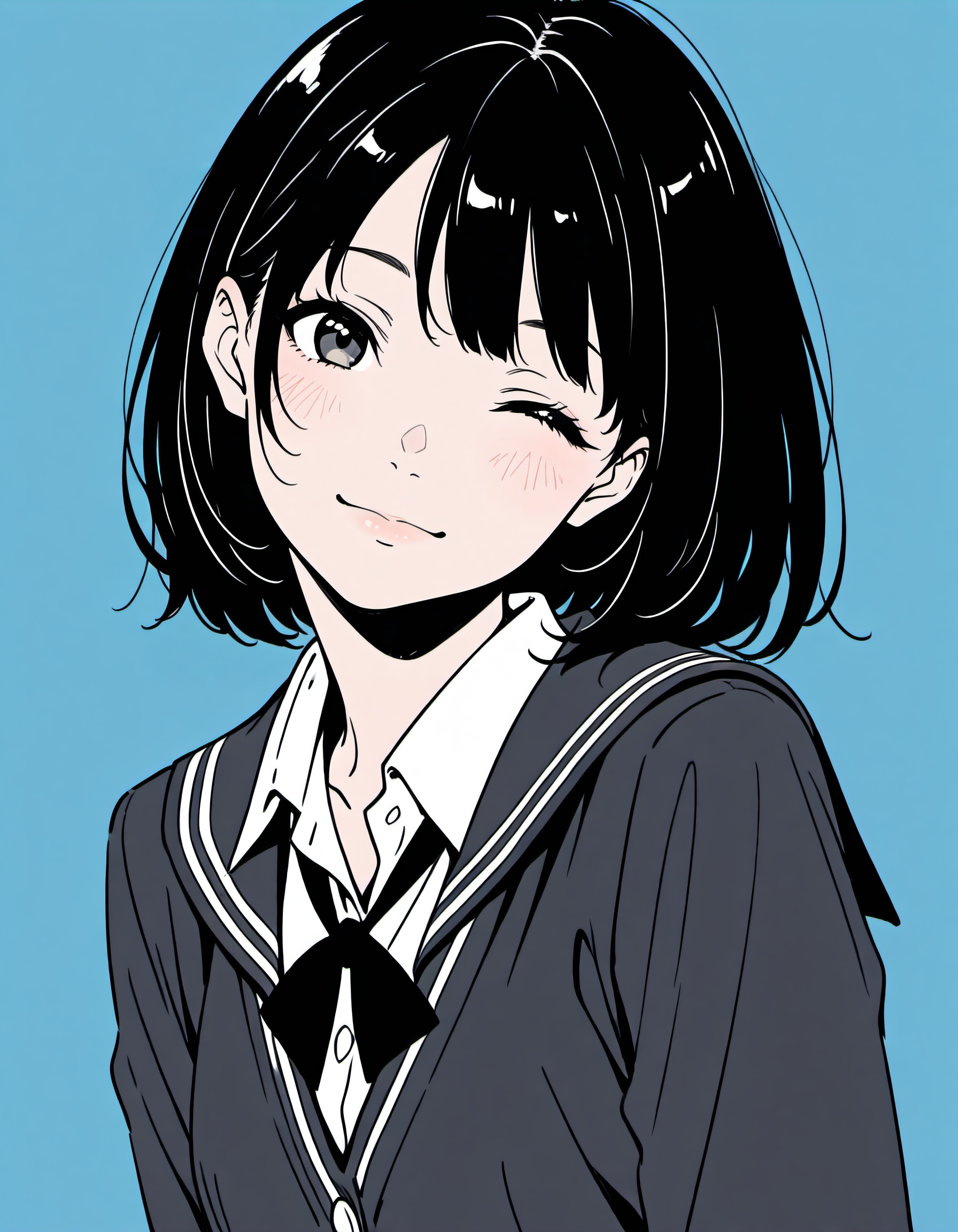 ウィンク | の人気AIイラスト・グラビア