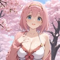 【ユイ】桜並木 2枚目