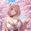 【ユイ】桜並木 4枚目