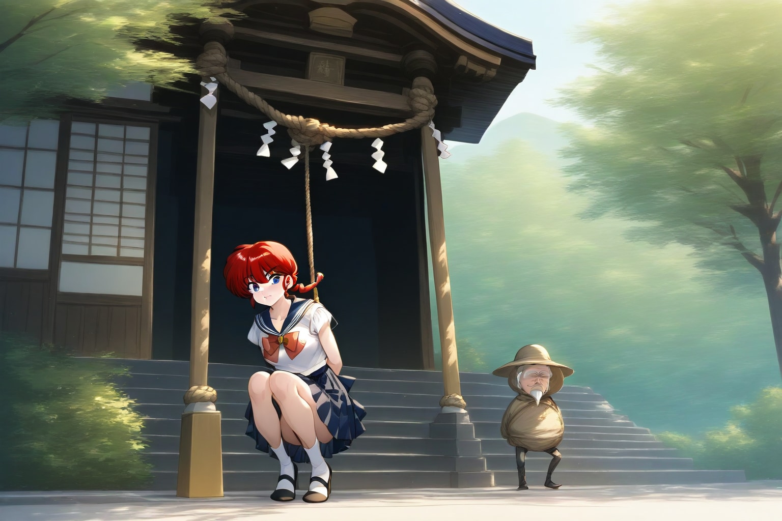 おじいちゃんとらんま | の人気AIイラスト・グラビア