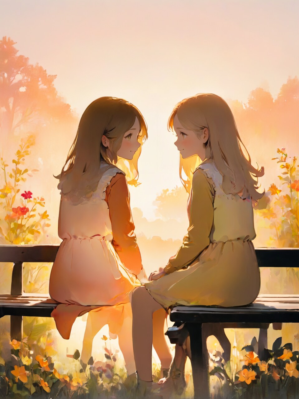 夕日