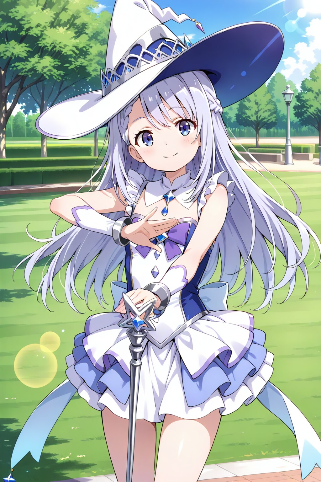白魔法少女 | の人気AIイラスト・グラビア