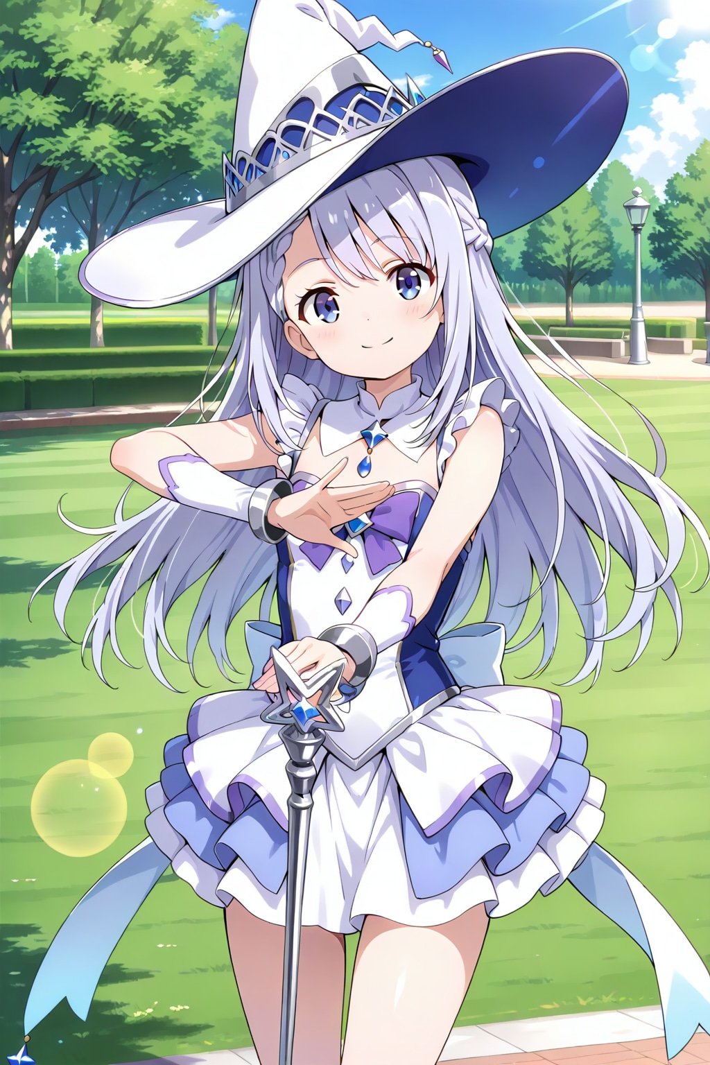 白魔法少女