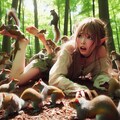 リスの群れに襲われる実写版 9枚目