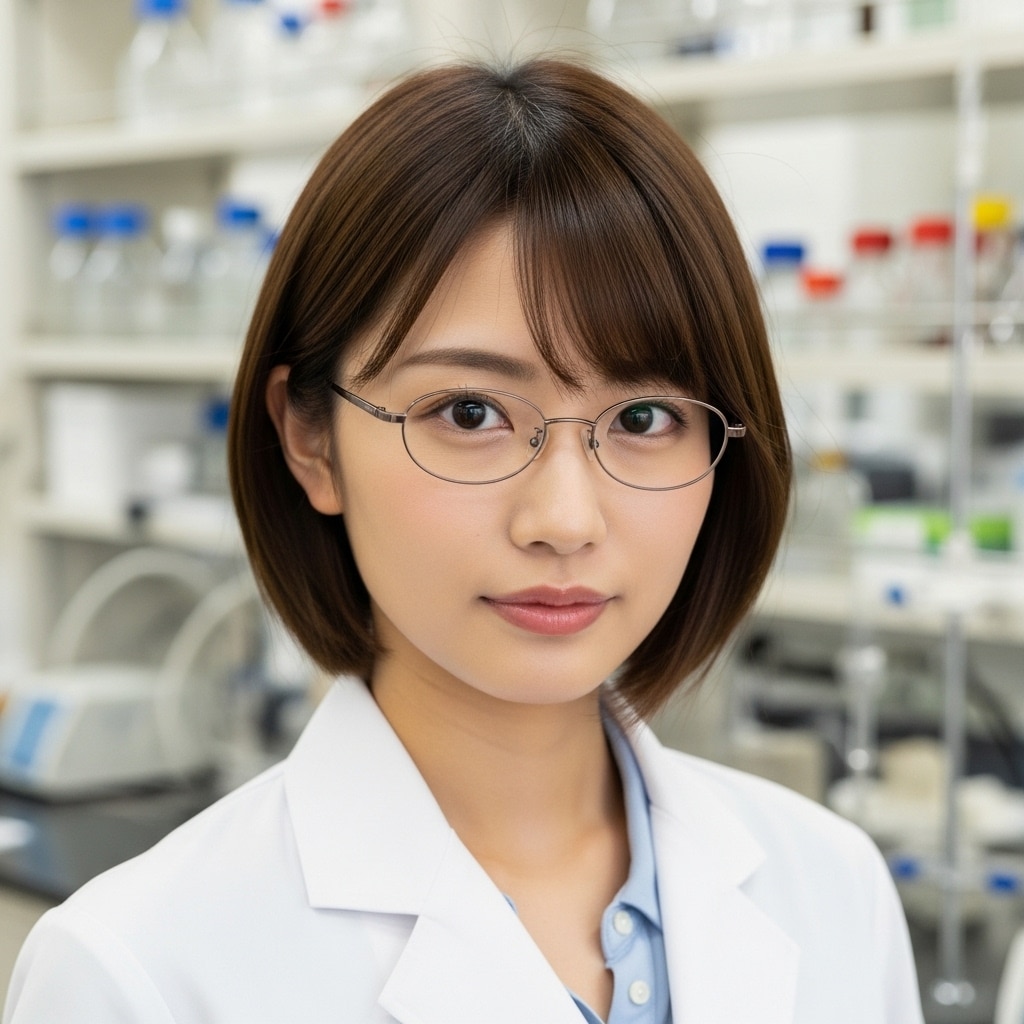 眼鏡女子（研究者） | の人気AIイラスト・グラビア