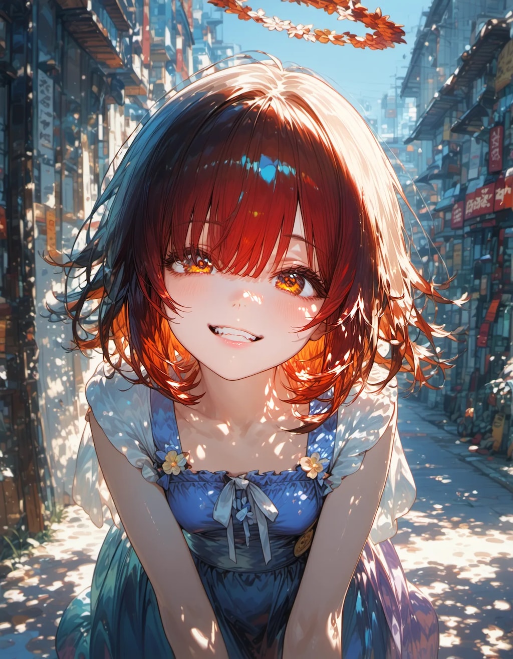 Floral Halo in the Sunlight