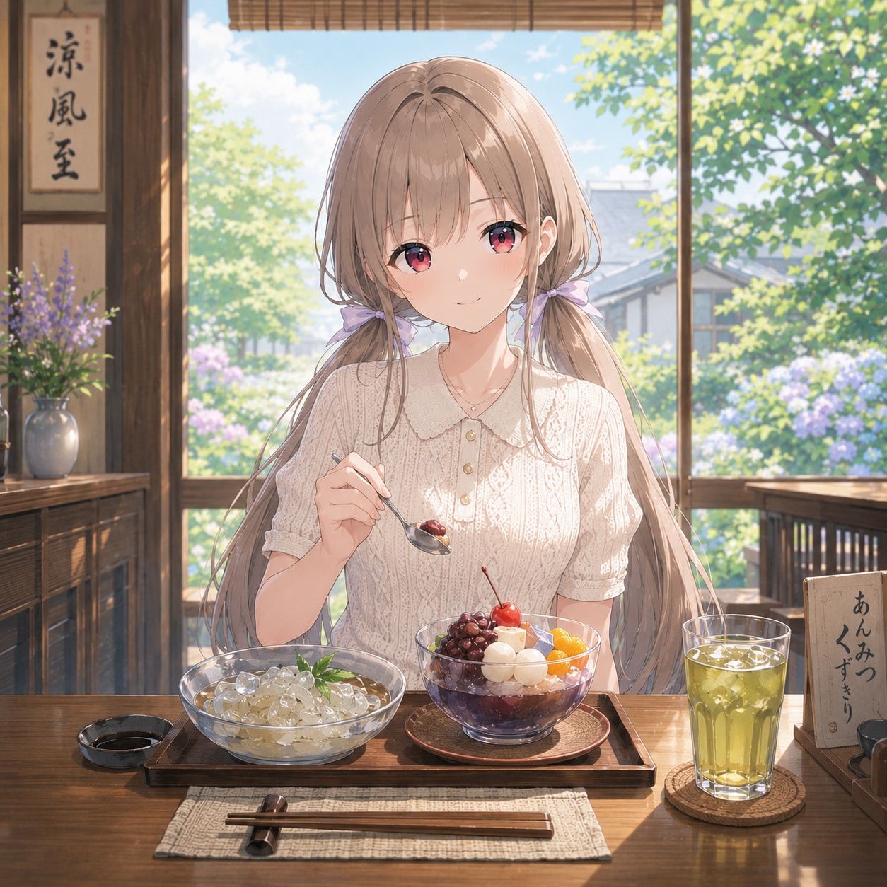 梢とランチ（３３）甘味処「涼風至」へようこそ