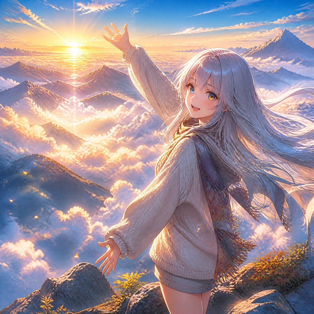 ちちぷい絶景・雲海の景色（１）虹宮あかり　niji7