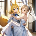披露宴 新郎新婦入場🦊×🐇 2枚目