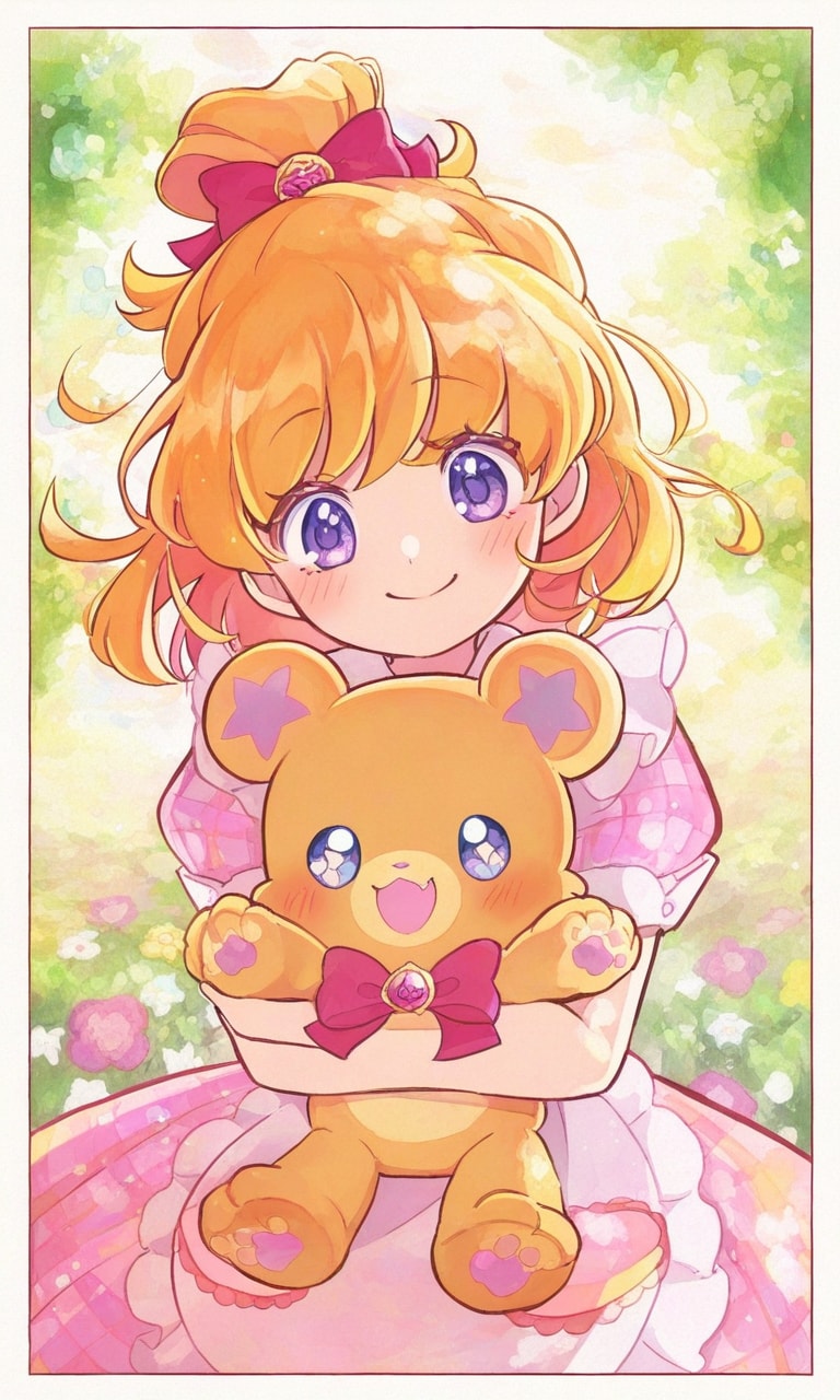 ふわりゆめかわ❤朝日奈みらい＆モフルン。 | の人気AIイラスト・グラビア