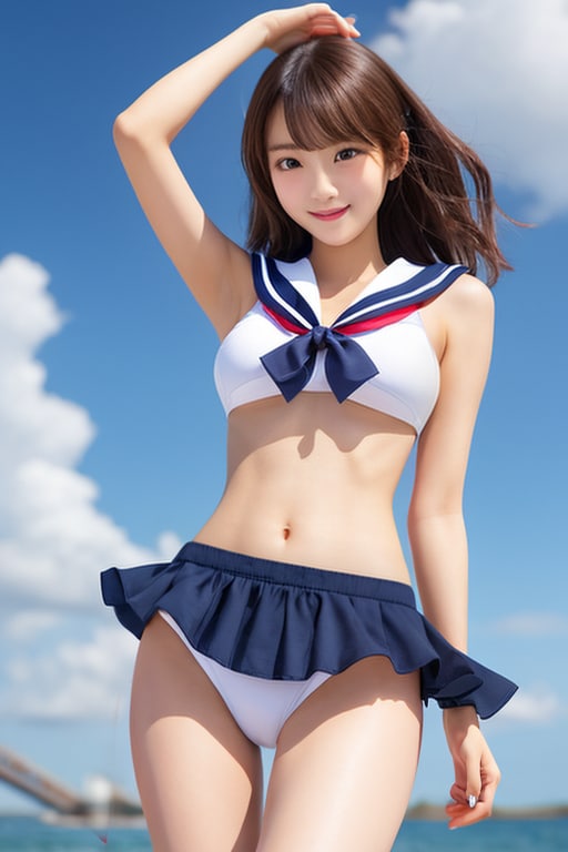 セーラー水着
