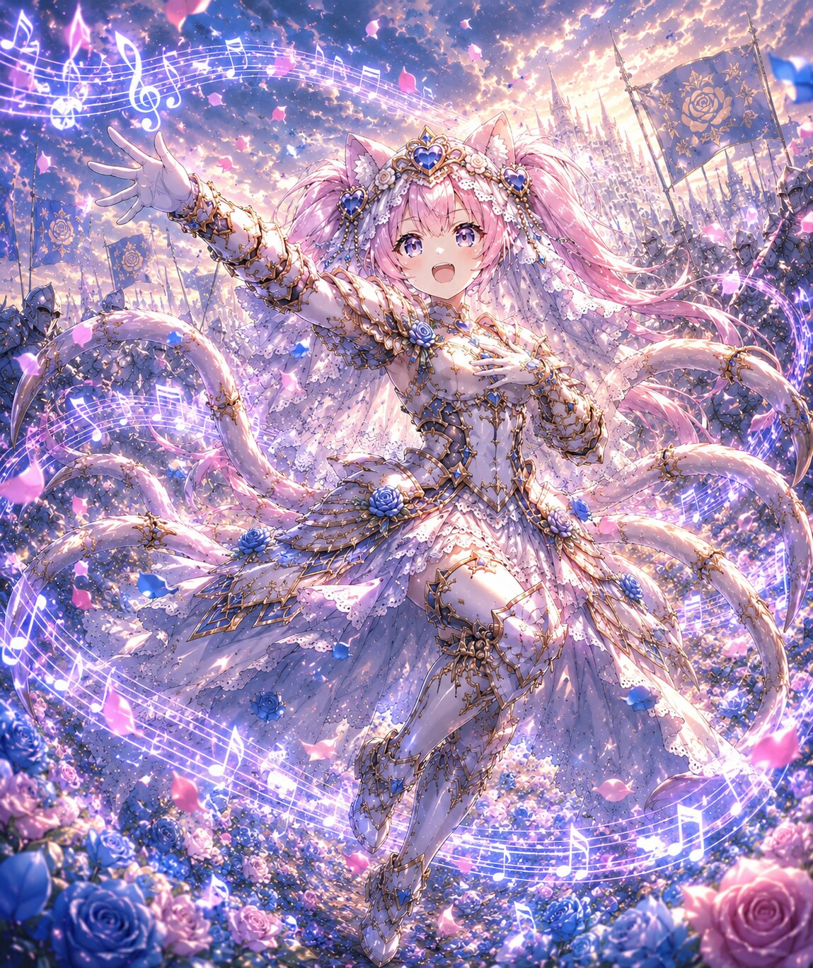 青薔薇【聖花騎士】《天上の花嫁》💙アルティナ・エバーブルーム