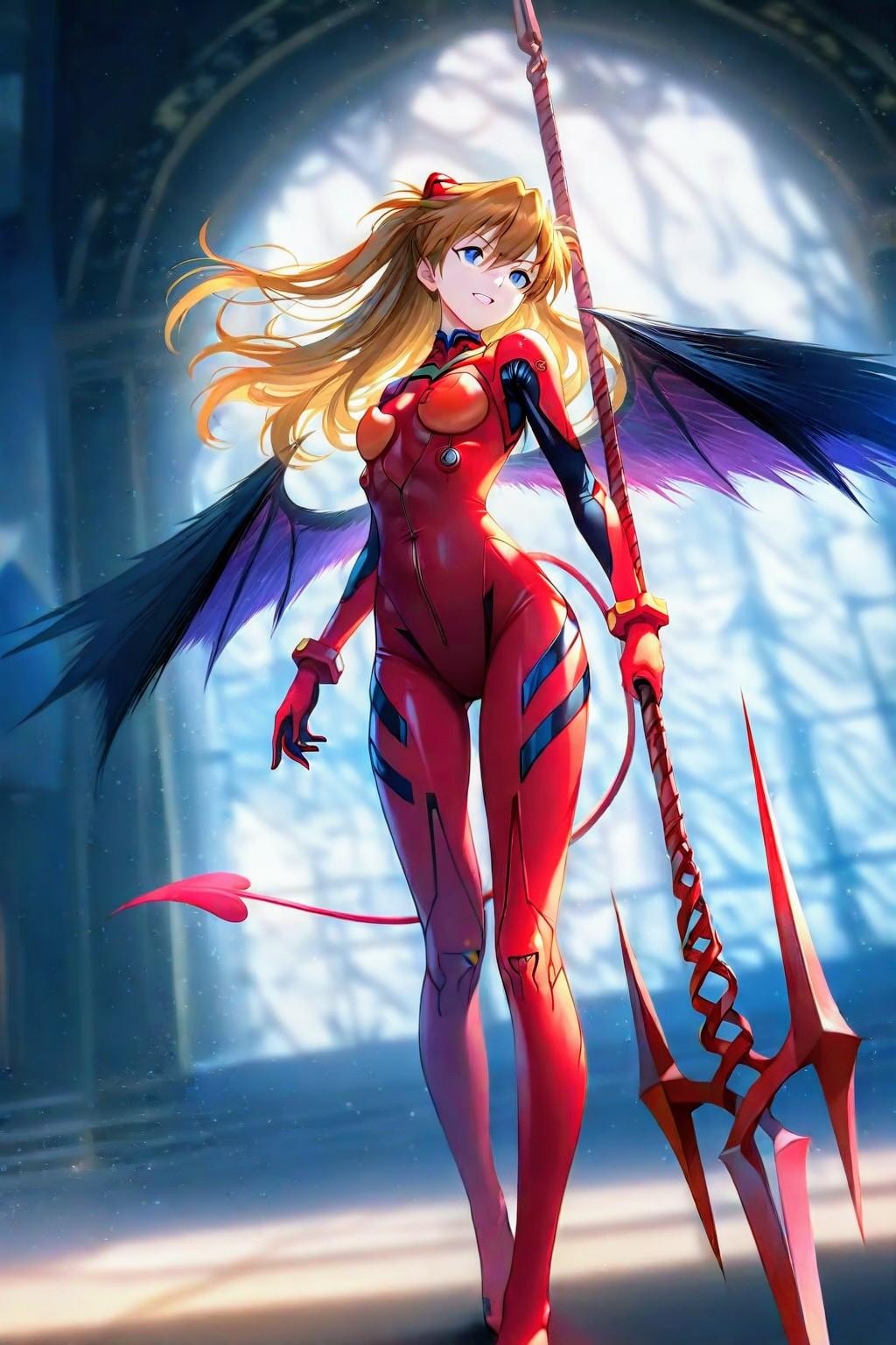 創作イラスト・堕天使アスカちゃん