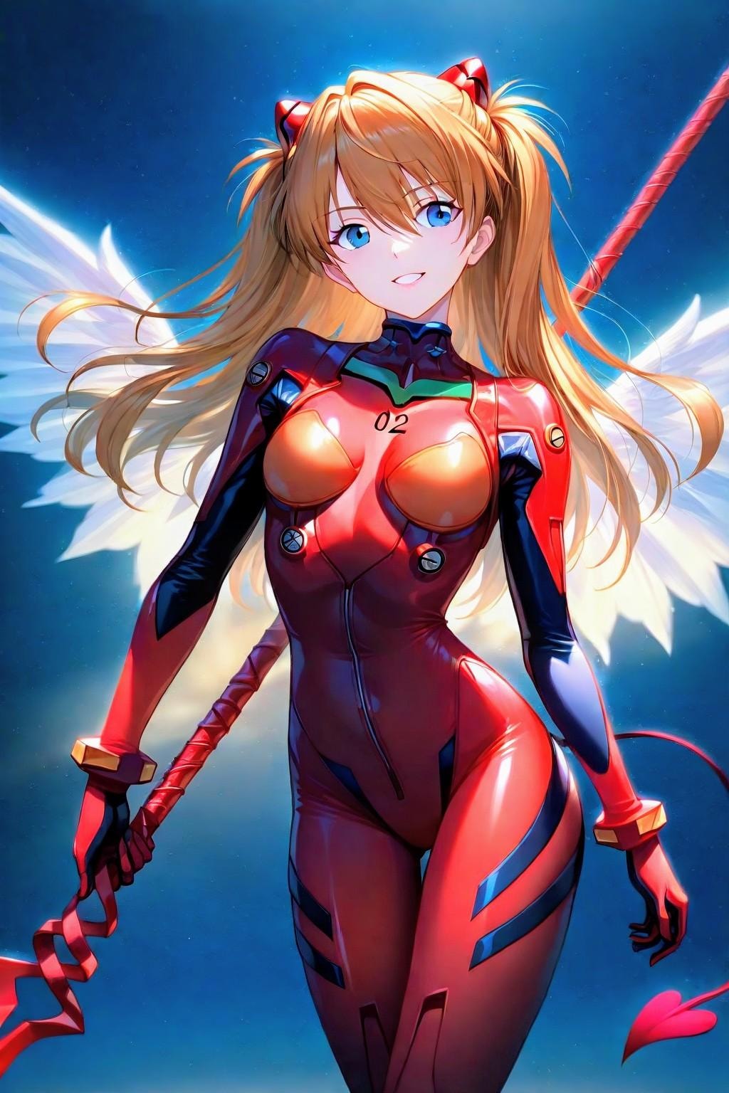 創作イラスト・堕天使アスカちゃん