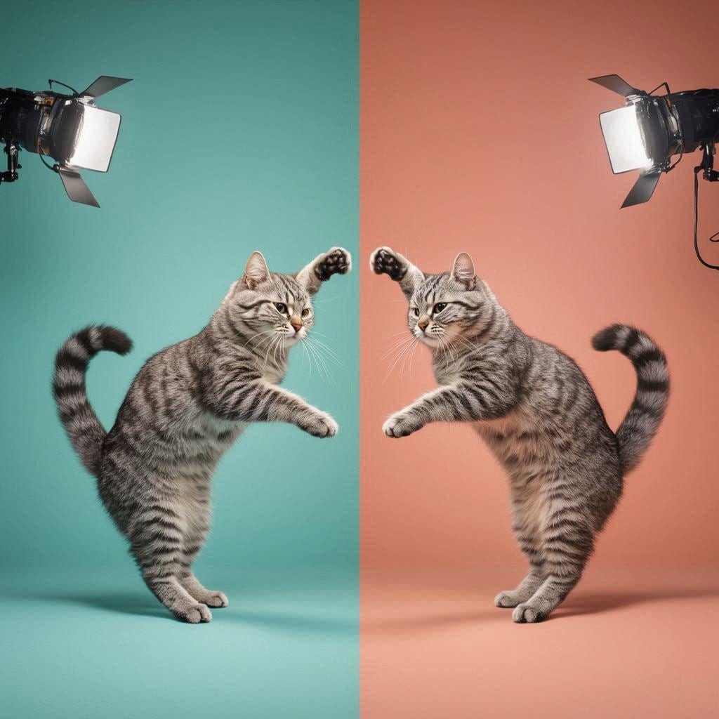 嗜好違いの双猫