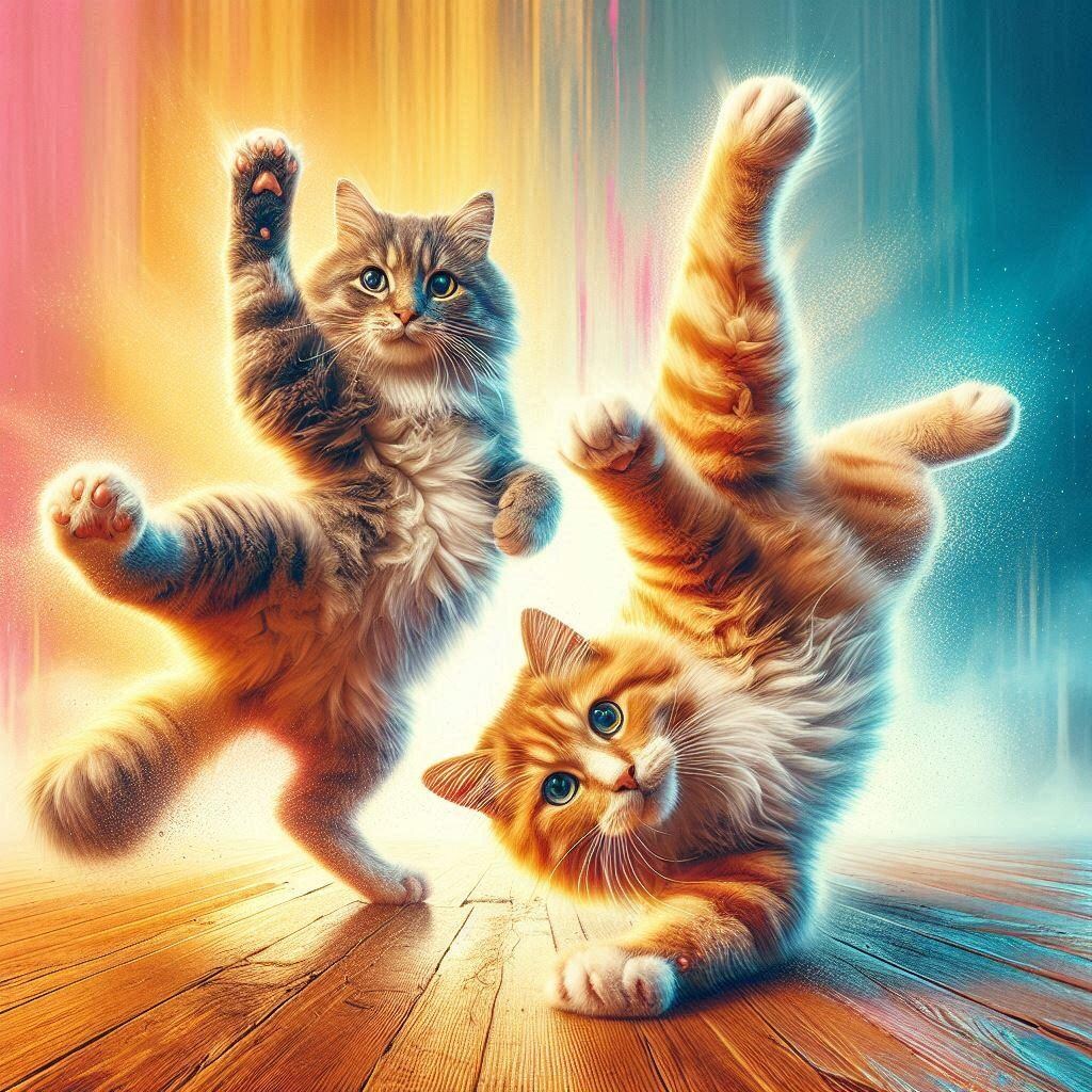 嗜好違いの双猫