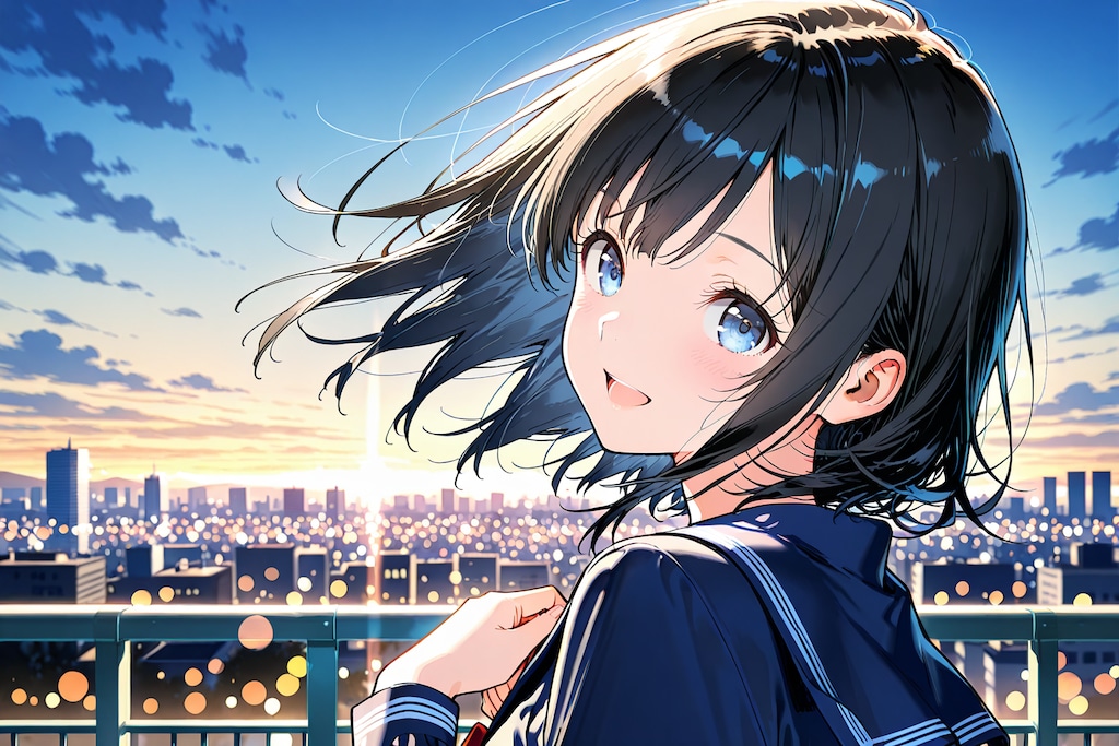 夕陽と美少女(PHOENIX)(12)