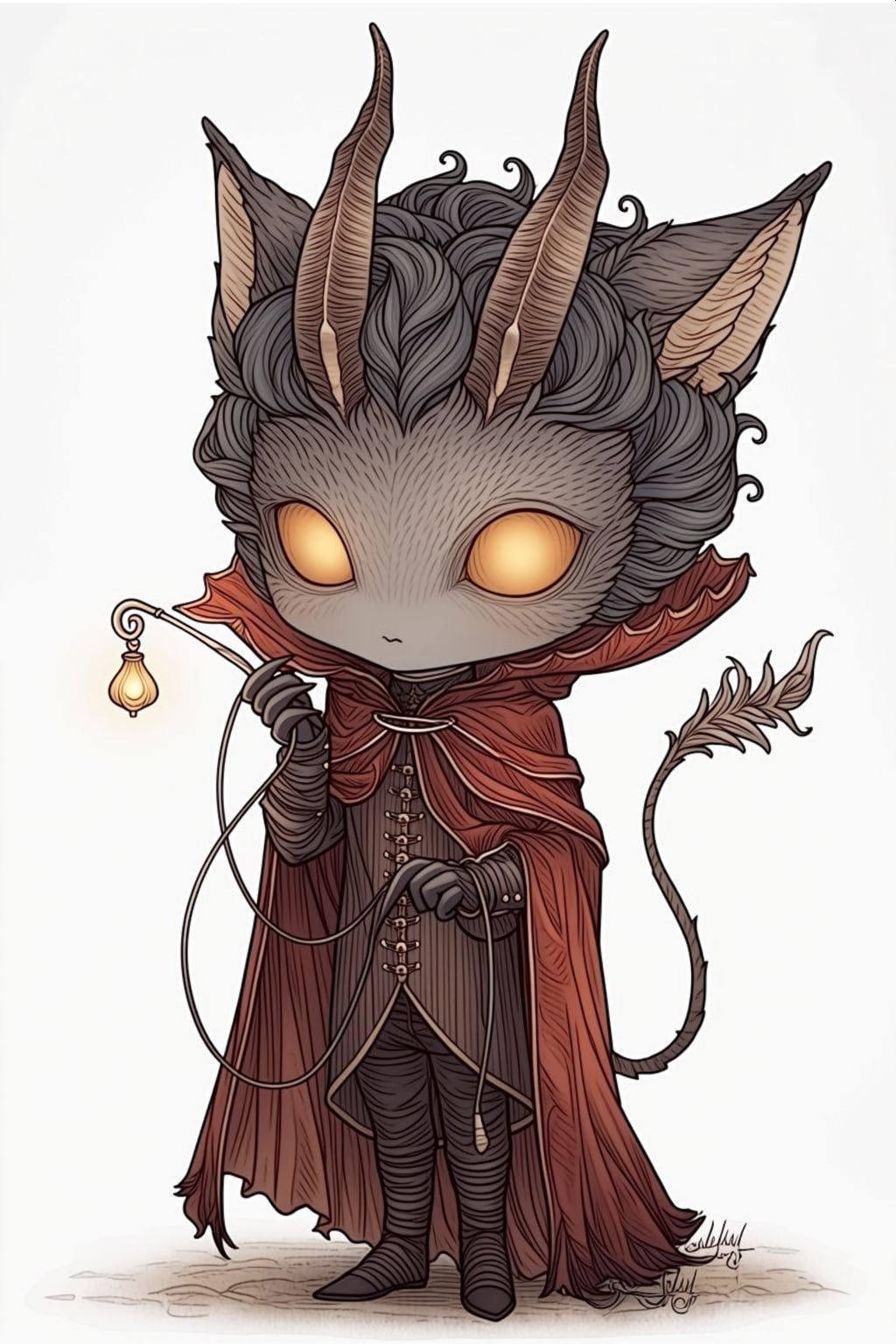 nijiにお願い「あなたの思うAIの悪魔を描いて」