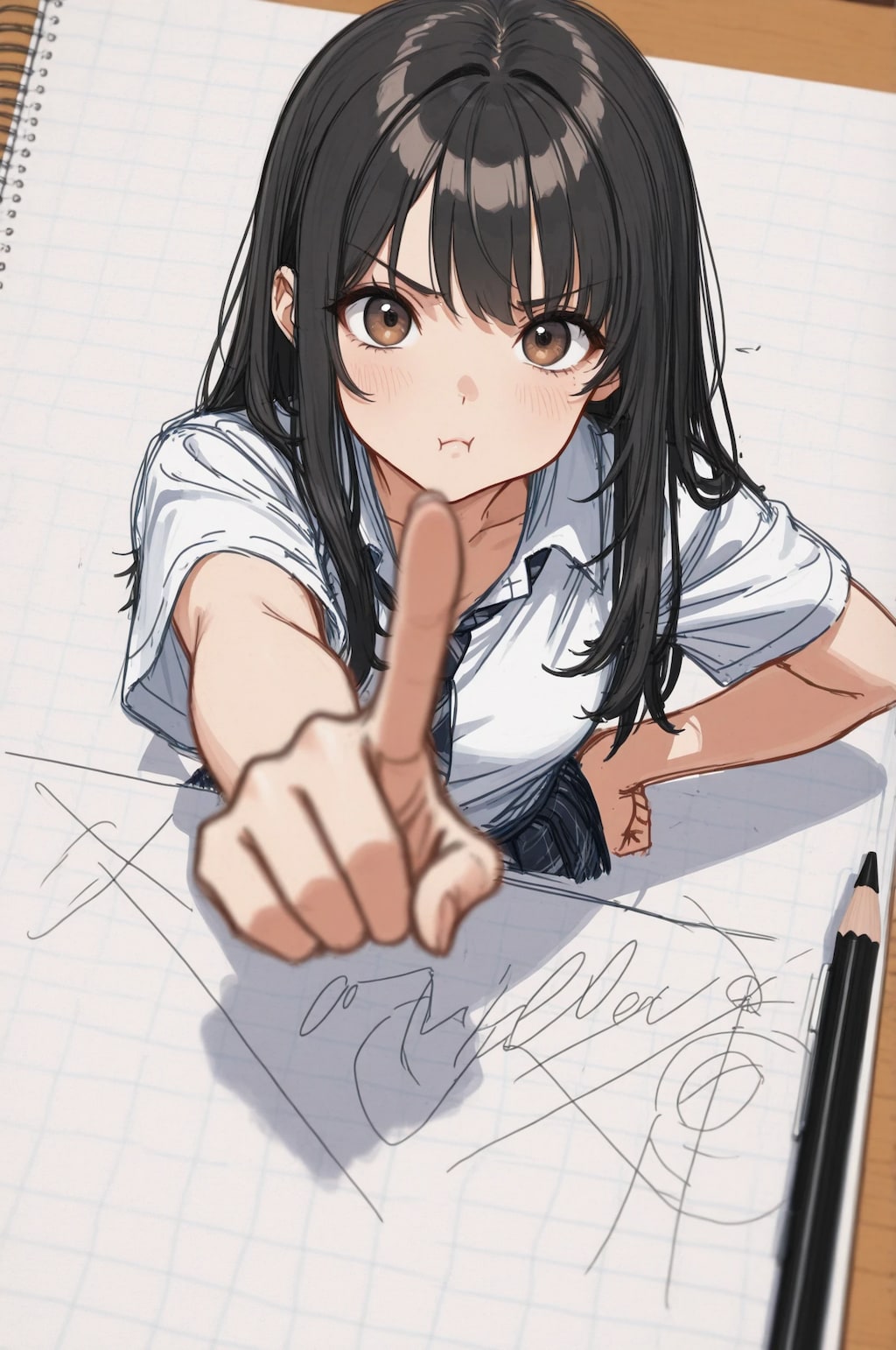 もっとかわいく描いてよね！