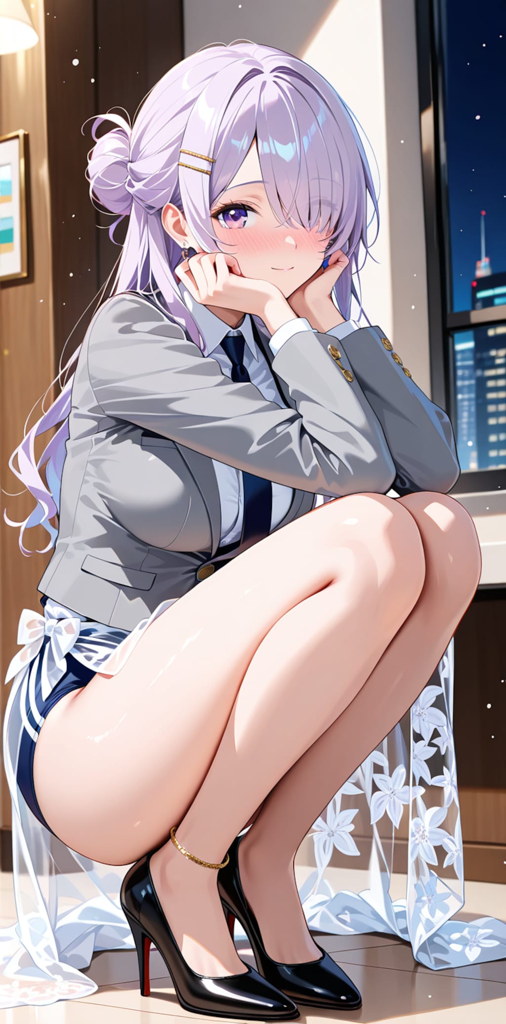 わたしが選んだのっ♡　キュートな制服を採用したお姉さん