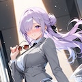 わたしが選んだのっ♡　キュートな制服を採用したお姉さん 4枚目