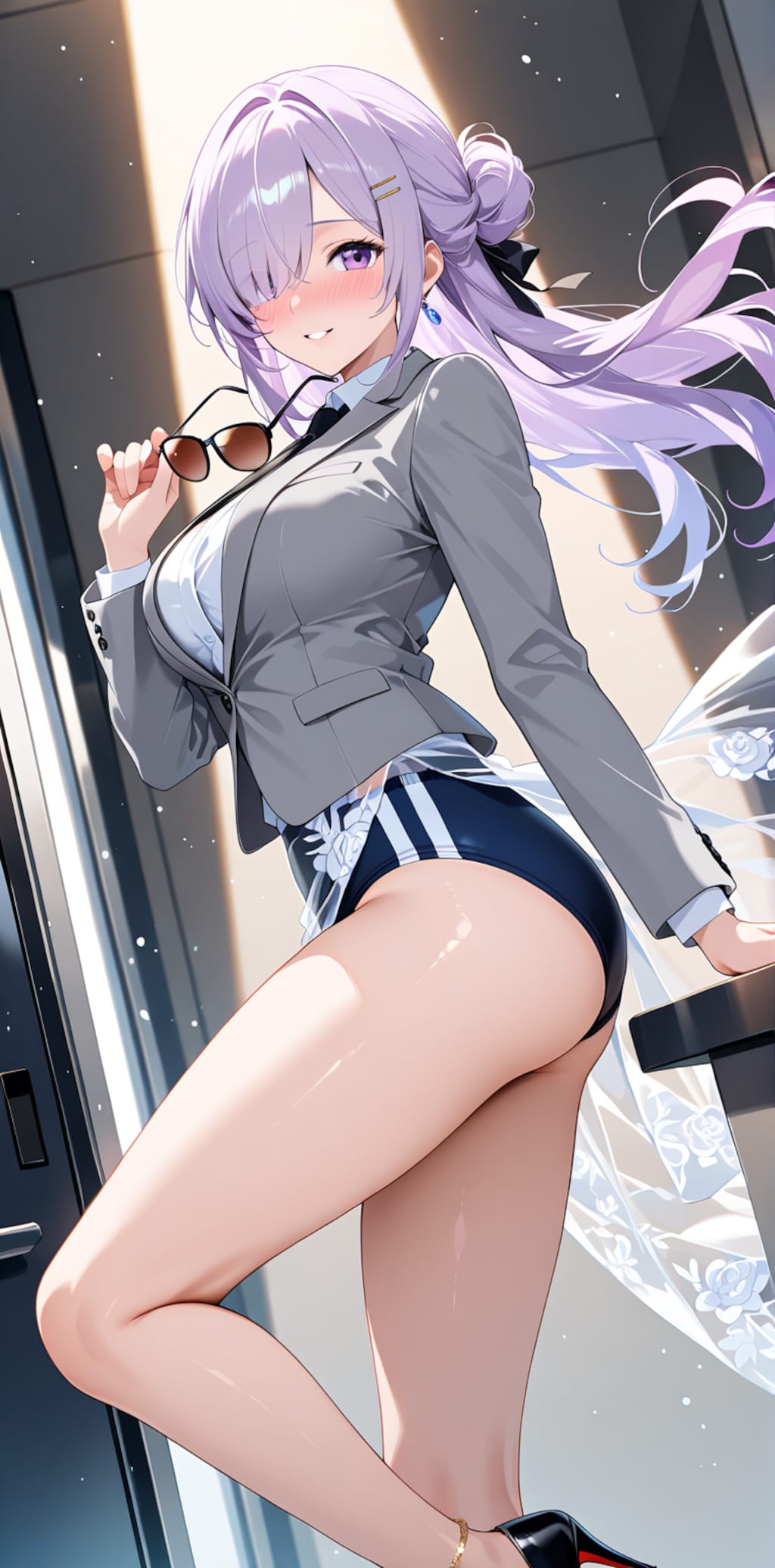 わたしが選んだのっ♡　キュートな制服を採用したお姉さん