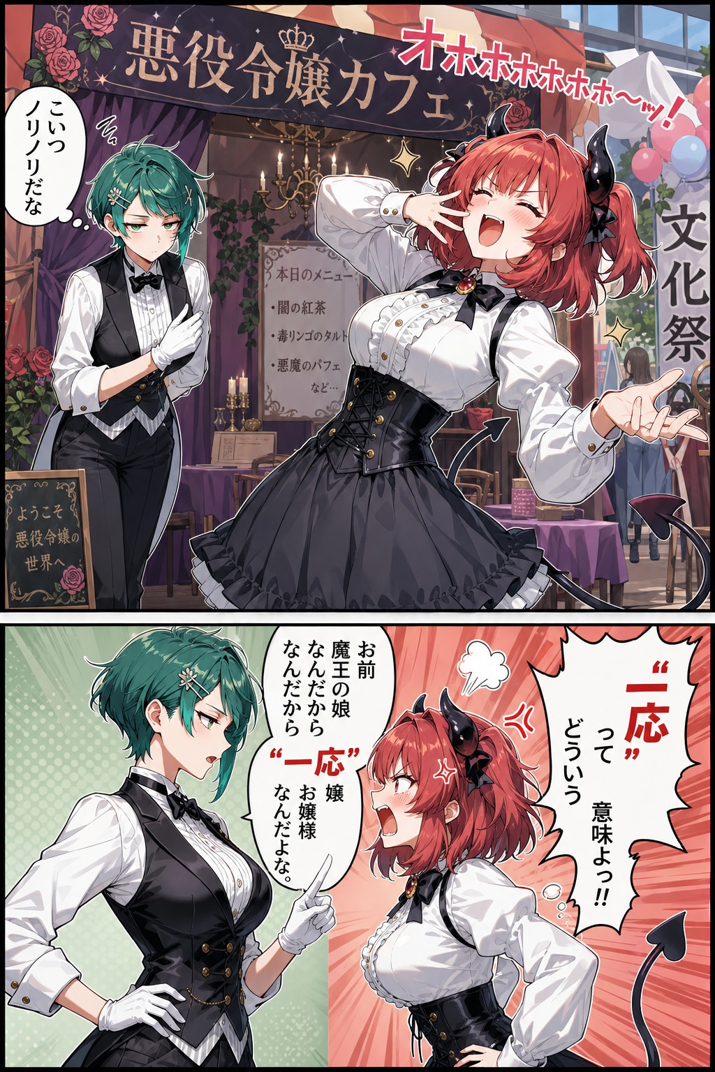魔王の娘さんとバレー部主将さん