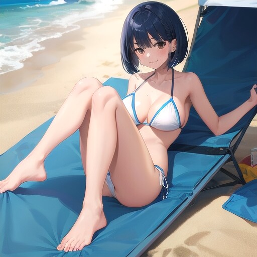 夏の砂浜②
