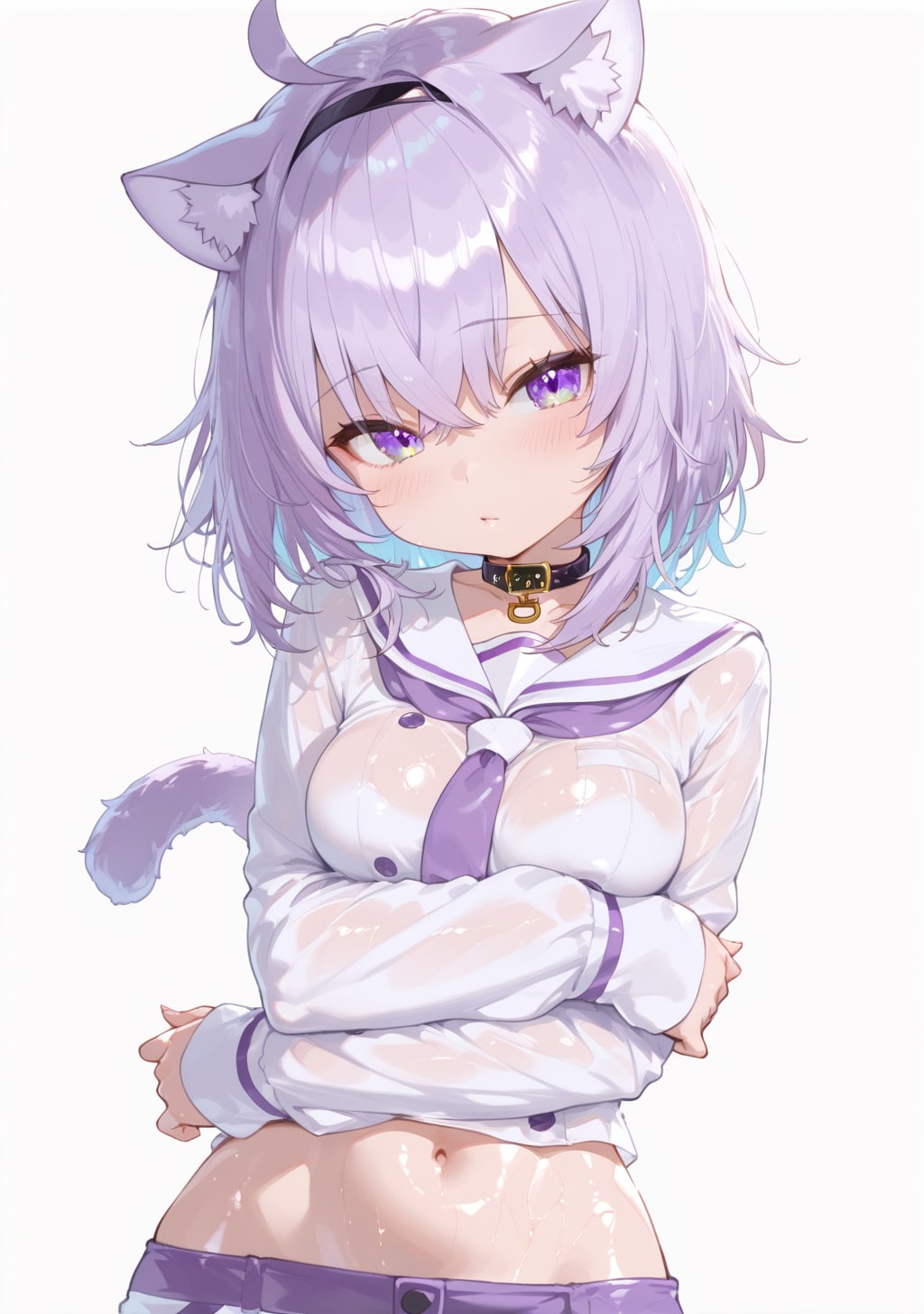 濡れ透け制服おかゆ