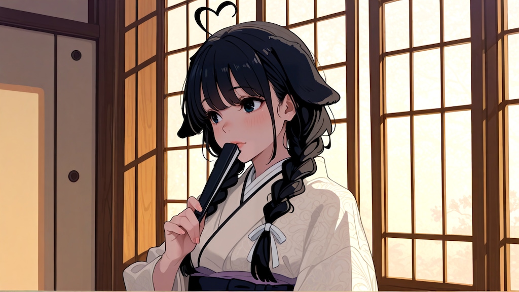 黒髪美人なリュミエ