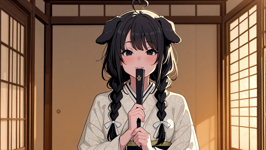 黒髪美人なリュミエ