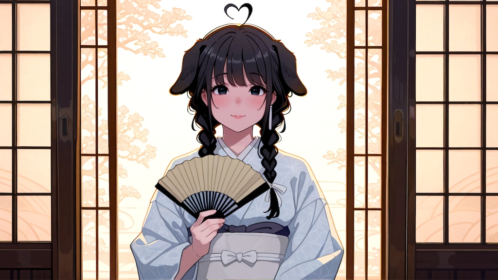 黒髪美人なリュミエ