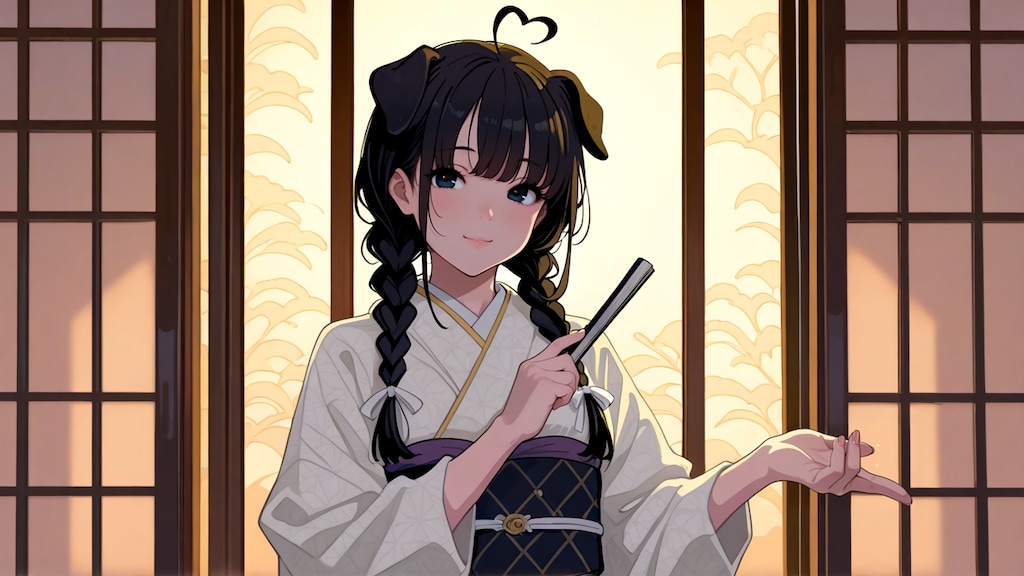 黒髪美人なリュミエ