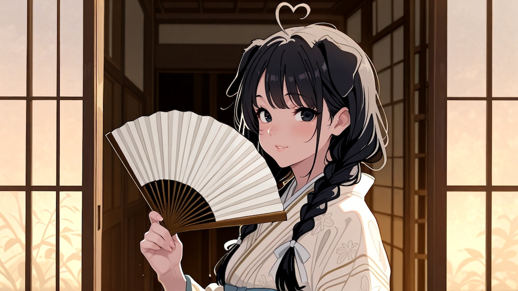 黒髪美人なリュミエ