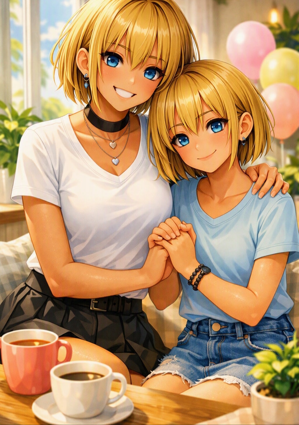 もしも妹がいたら…（アカリ） | の人気AIイラスト・グラビア