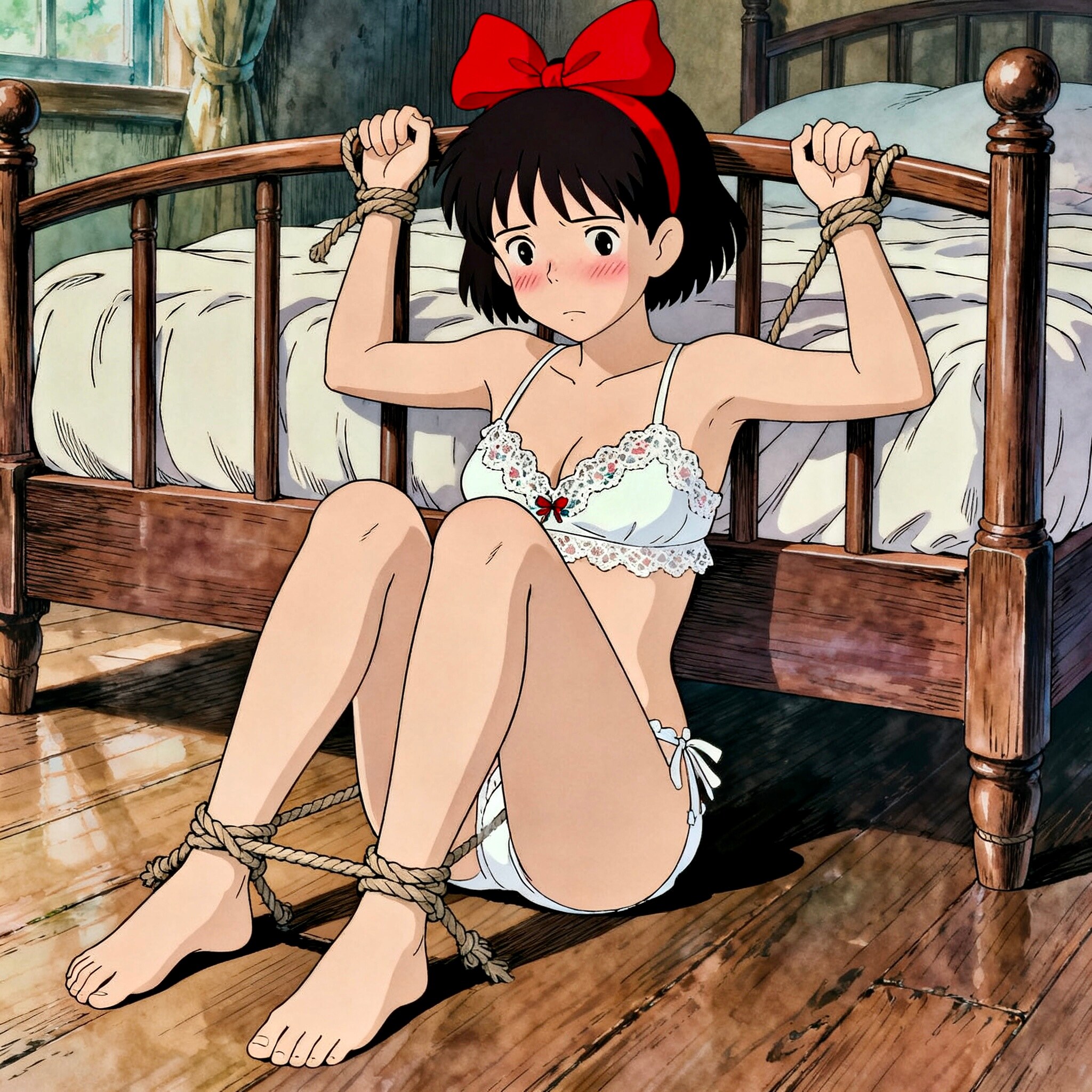 拘束されたキキ（Ghibli for Adults）