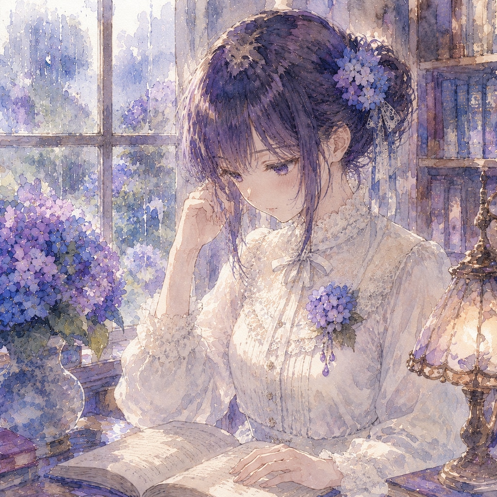 読書中