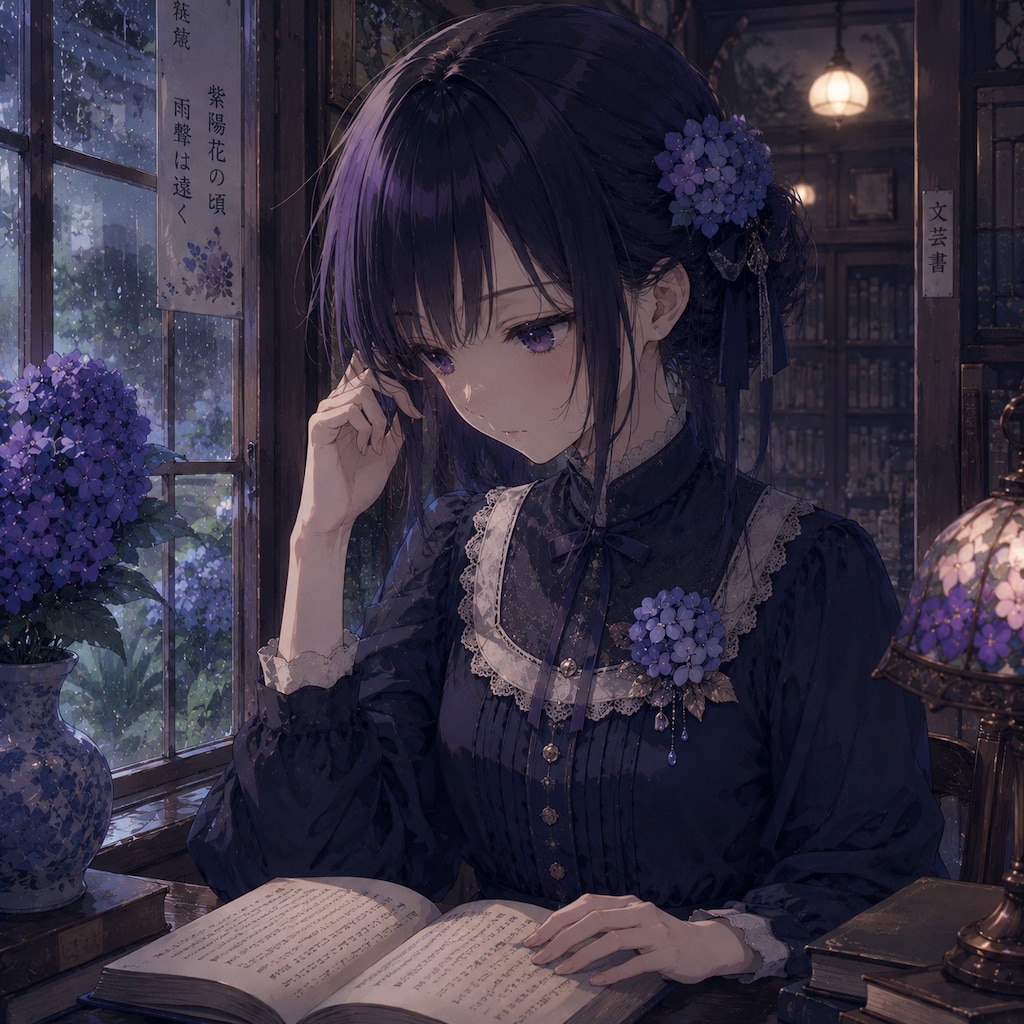 読書中