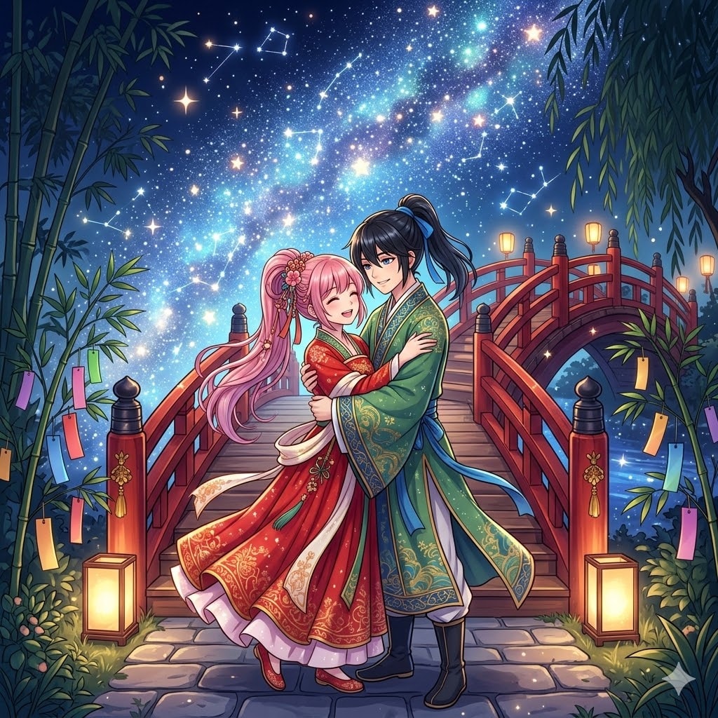 七夕伝説 | の人気AIイラスト・グラビア