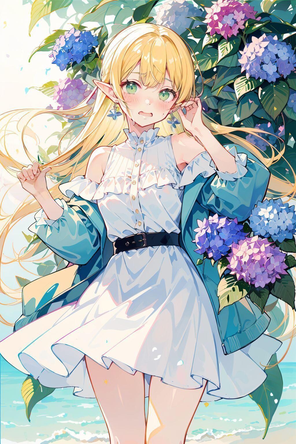 ずっと見られると恥ずかしいよ〜