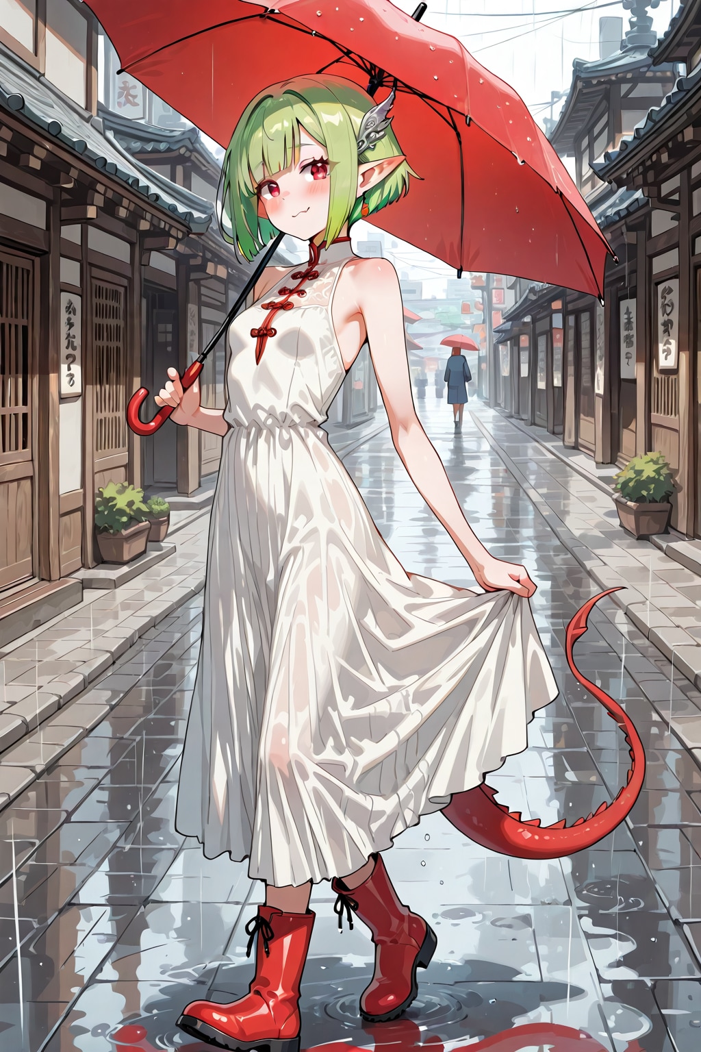 雨が降っても