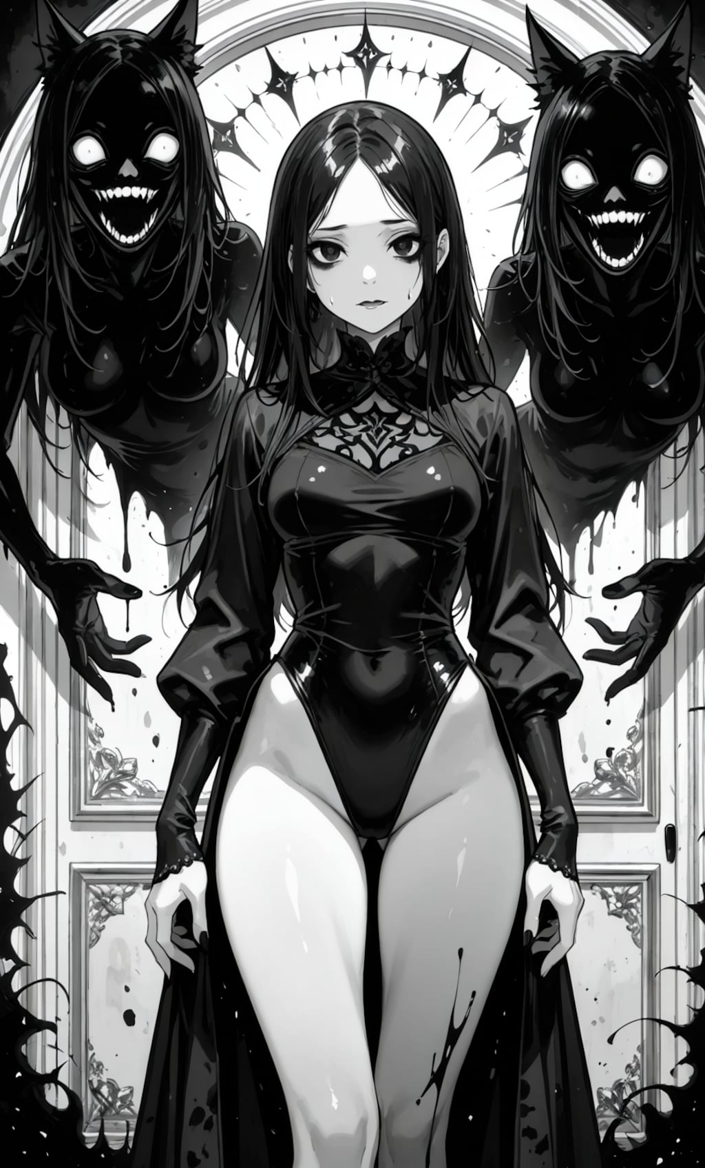 仲間になりそうな？女怪人ケルベロスガールちゃん♪と絶対仲間にならなそうな？ケルベロスガールちゃん💦