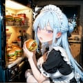 【リクエスト】スーパーメイドさん　夜中のハンバーガー　３ 3枚目